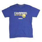 FANATICS Mens Blue 2018 NBA Finals Champions T-Shirt L Short Sleeve Crew Neck