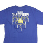 FANATICS Mens Blue 2018 NBA Finals Champions T-Shirt L Short Sleeve Crew Neck