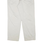 NAUTICA Mens Cotton Blend Beige Relaxed Straight Trousers W36 L30 Casual