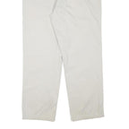 NAUTICA Mens Cotton Blend Beige Relaxed Straight Trousers W36 L30 Casual