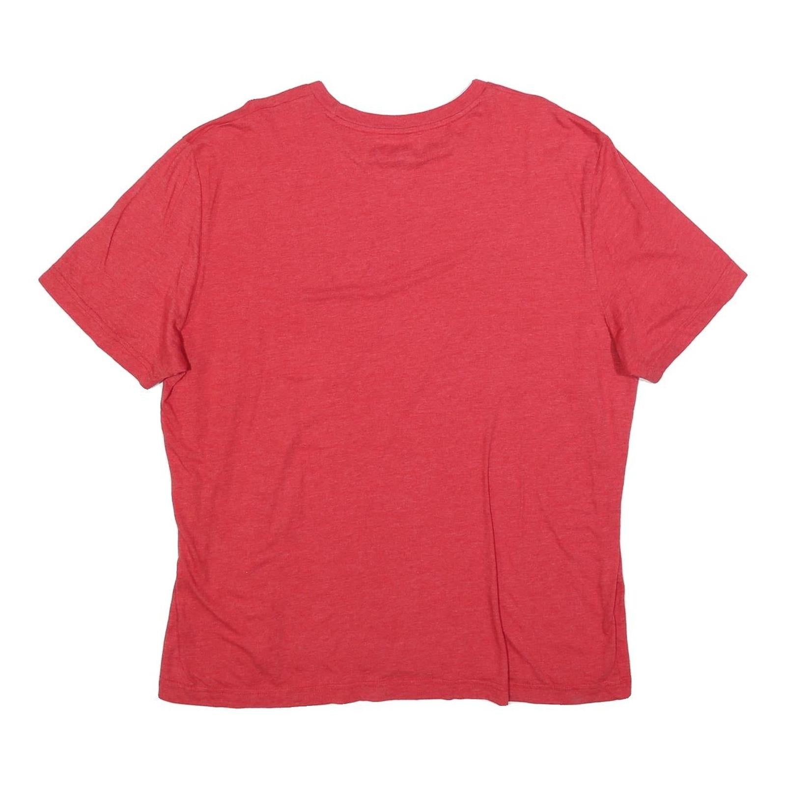 ST JOHNS BAY Womens Red USA Graphic T-Shirt XL Short Sleeve Crew Neck Cotton