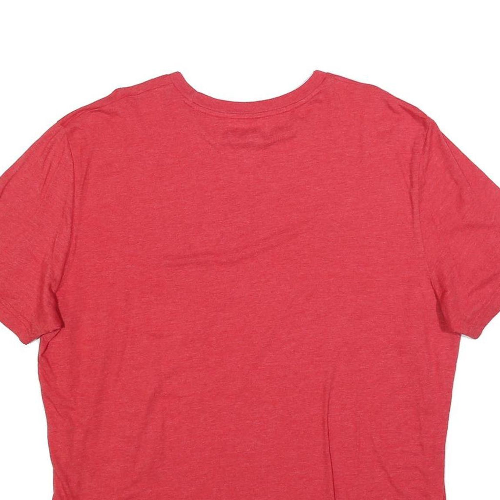 ST JOHNS BAY Womens Red USA Graphic T-Shirt XL Short Sleeve Crew Neck Cotton