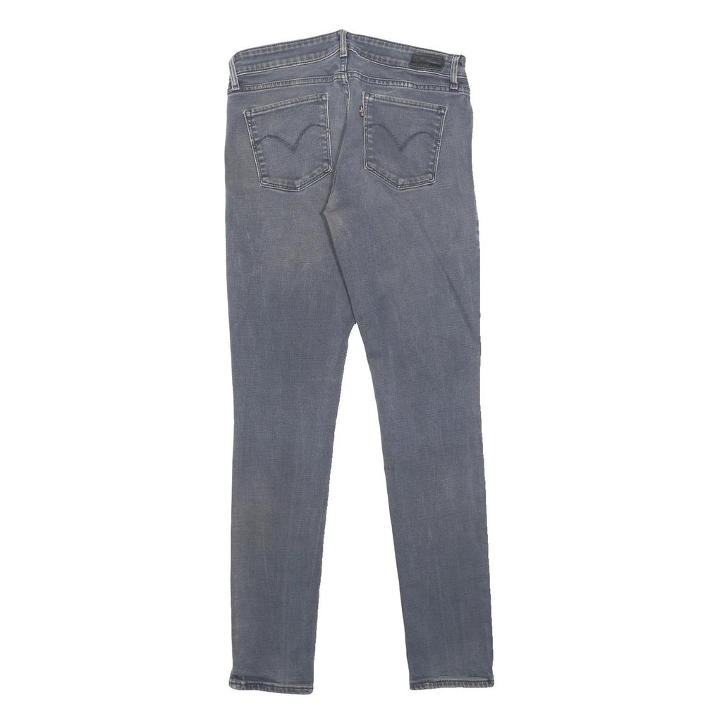 LEVI'S Womens Slim Blue Denim Slim Skinny Jeans W29 L32 Classic Stretch