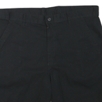 DICKIES Mens Black Casual Shorts L W38 Workwear Durable Polyester Blend