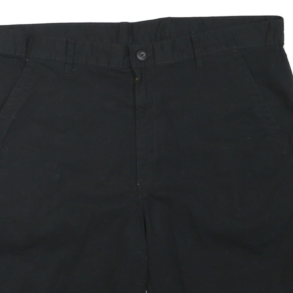 DICKIES Mens Black Casual Shorts L W38 Workwear Durable Polyester Blend