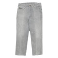 LEVI'S Mens Jeans Grey Slim Straight Denim Medium W36 L30 Classic Style
