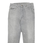 LEVI'S Mens Jeans Grey Slim Straight Denim Medium W36 L30 Classic Style