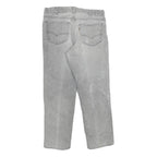 LEVI'S Mens Jeans Grey Slim Straight Denim Medium W36 L30 Classic Style