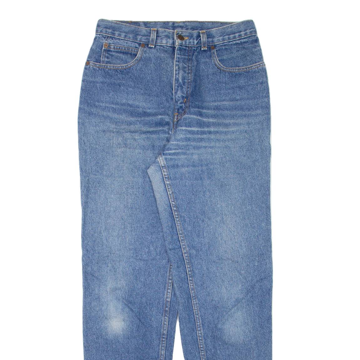 LEVI'S 416 02 Orange Tab Womens Jeans Blue Regular Mom 90s W28 L34