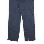 CARHARTT Mens Cotton Blend Navy Loose Straight Trousers W35 L34 Workwear Zip