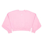 ADIDAS Cropped Womens Sweatshirt Pink UK 8