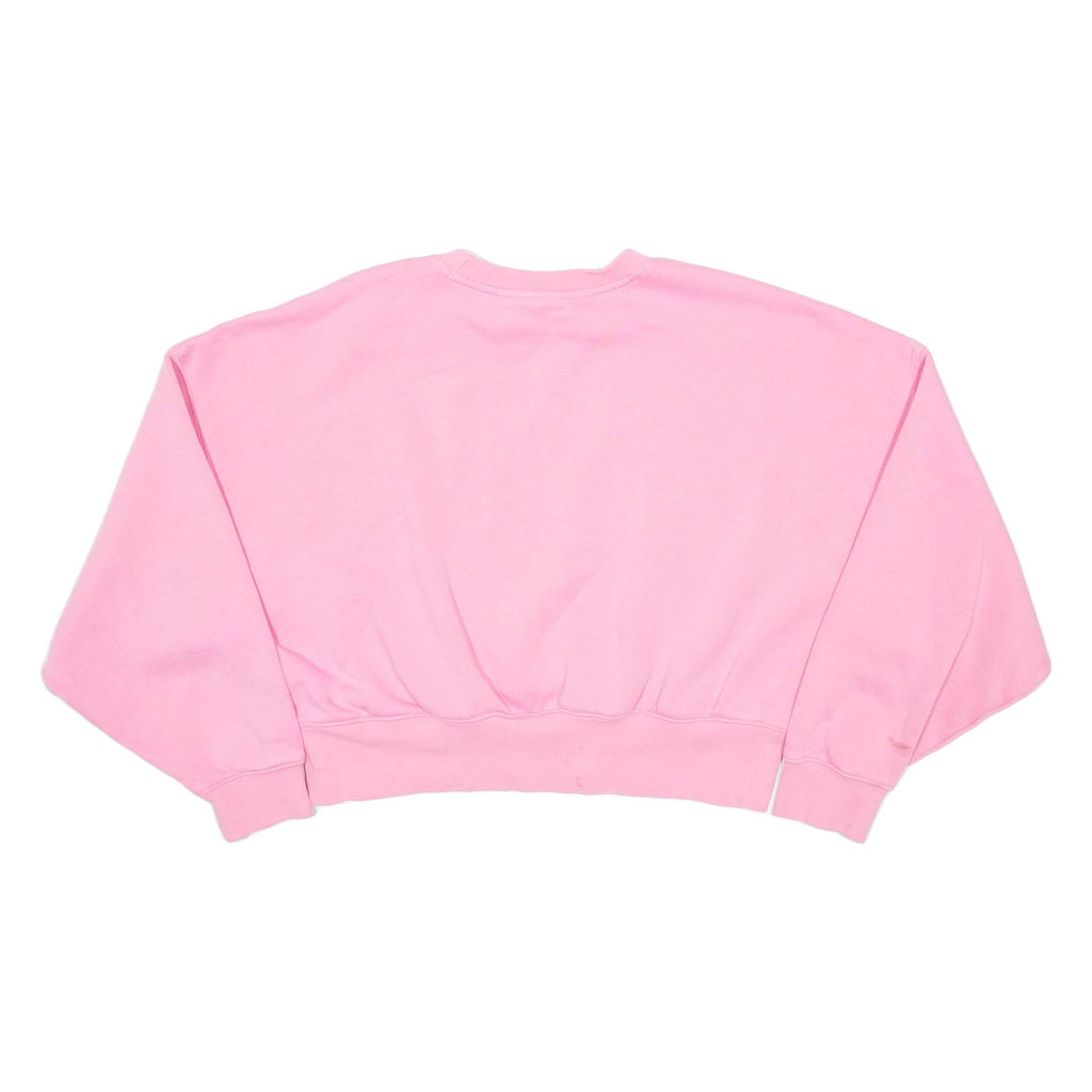 ADIDAS Cropped Womens Sweatshirt Pink UK 8