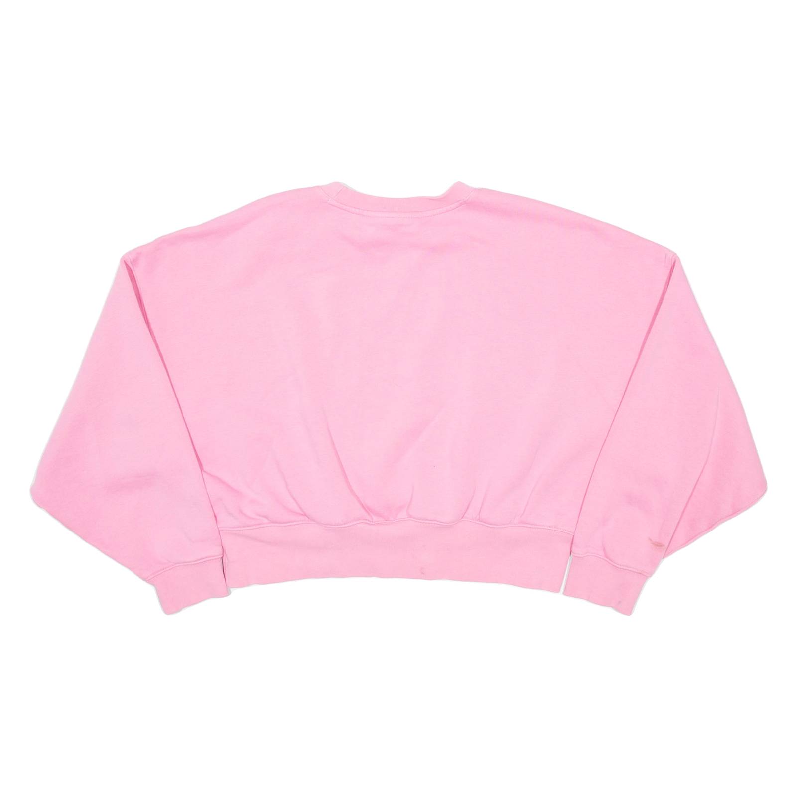 ADIDAS Cropped Womens Sweatshirt Pink UK 8