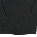 STARTER Mens Black Polyester Blend Zip Jacket L Fleece Plain Casual Outerwear
