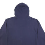 CARHARTT Mens Navy Blue Zip Hoodie XL Cotton Blend Workwear Casual Zip-Up