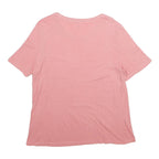 PUMA Womens Pink Graphic T-Shirt XL Short Sleeve Round Neck Casual Wear