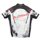 BJORKA Cycling Mens Jersey White High Neck M