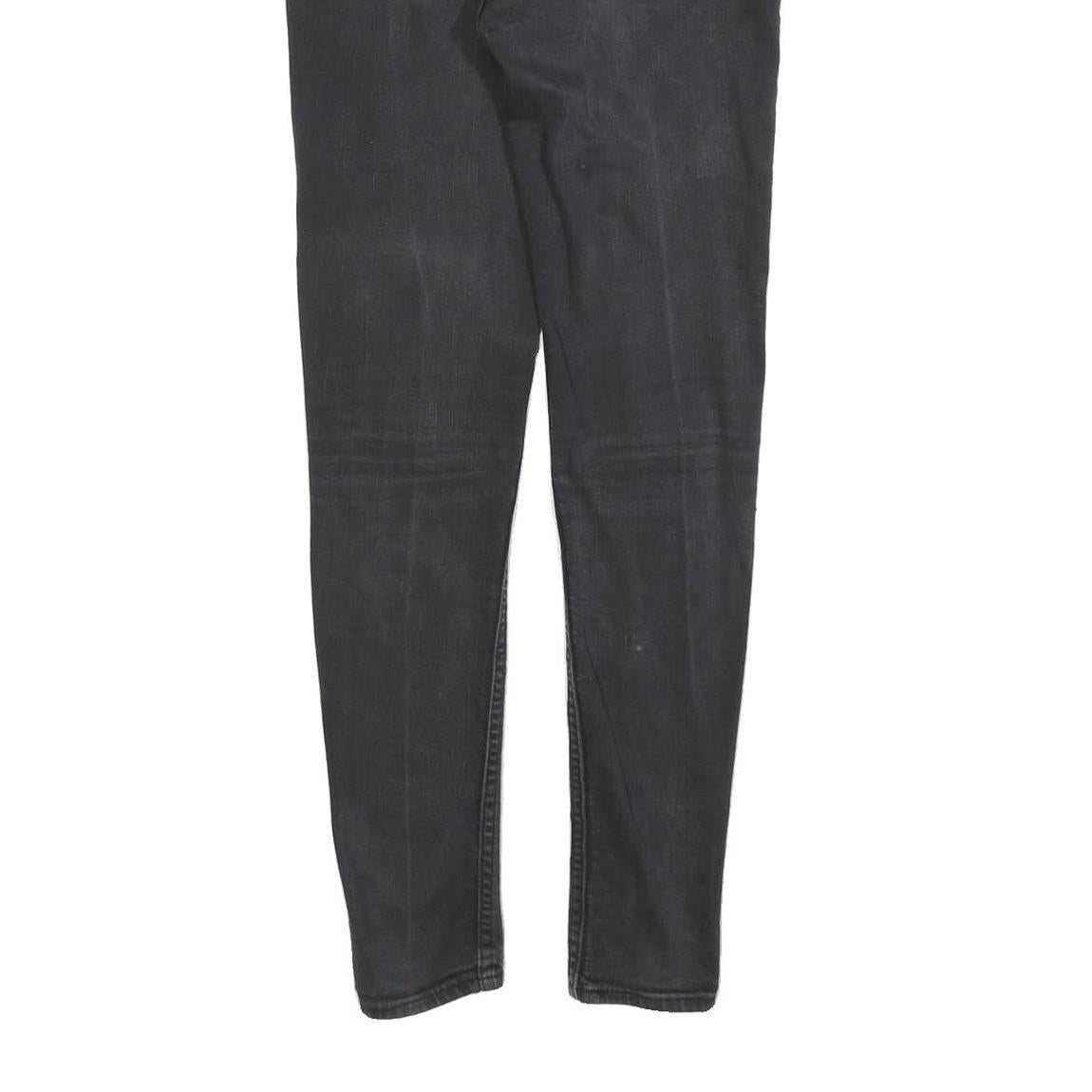 LEVI'S 535 Womens Jeans Black Slim Skinny Denim W27 L30 Classic Fit Zip