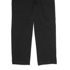 DICKIES Mens Black Regular Straight Trousers W34 L29 Workwear Zip Closure