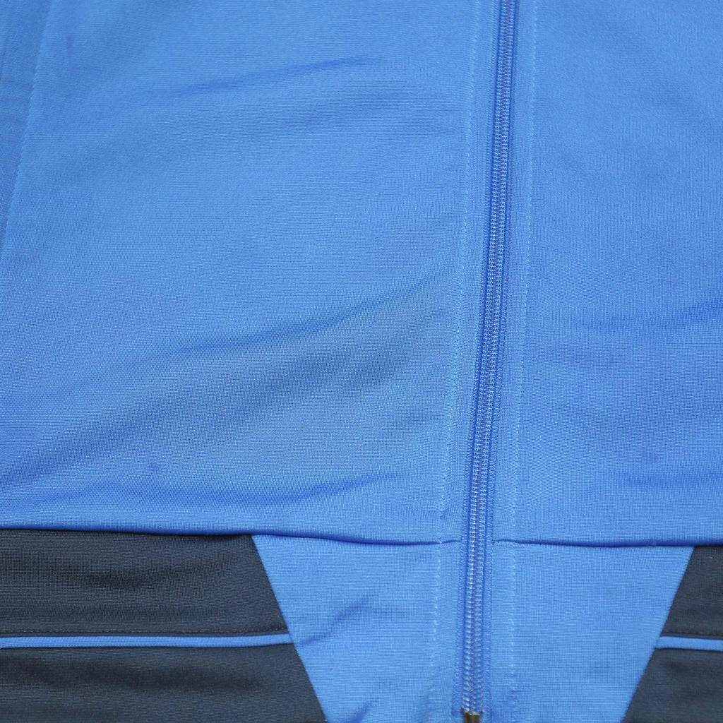 ADIDAS Mens Navy & Blue Zip Polyester Sports Jacket L Athletic Track Top