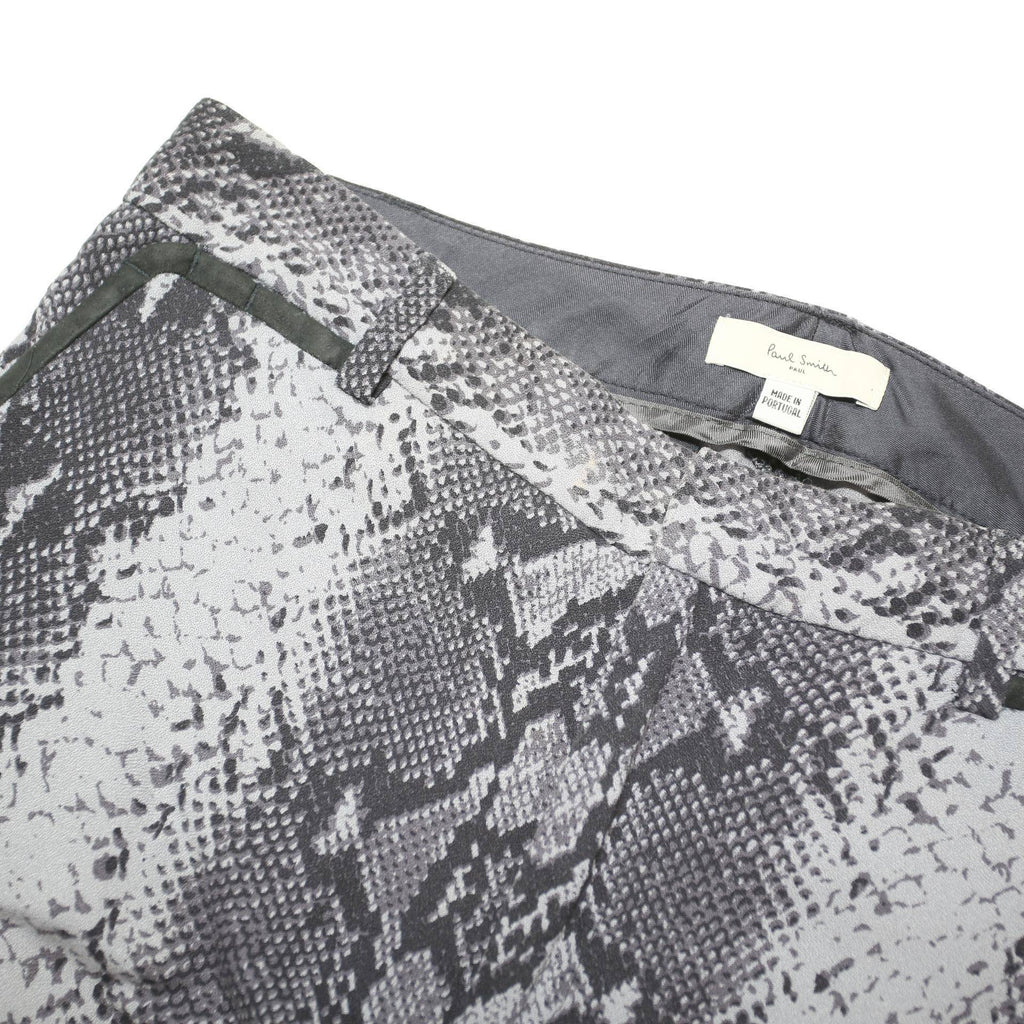 PAUL SMITH Womens Regular Print Trousers W27 L29 Stylish Snake Design