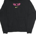 NIKE Womens Black Oregon Cotton Hoodie M Sportswear Casual Pullover