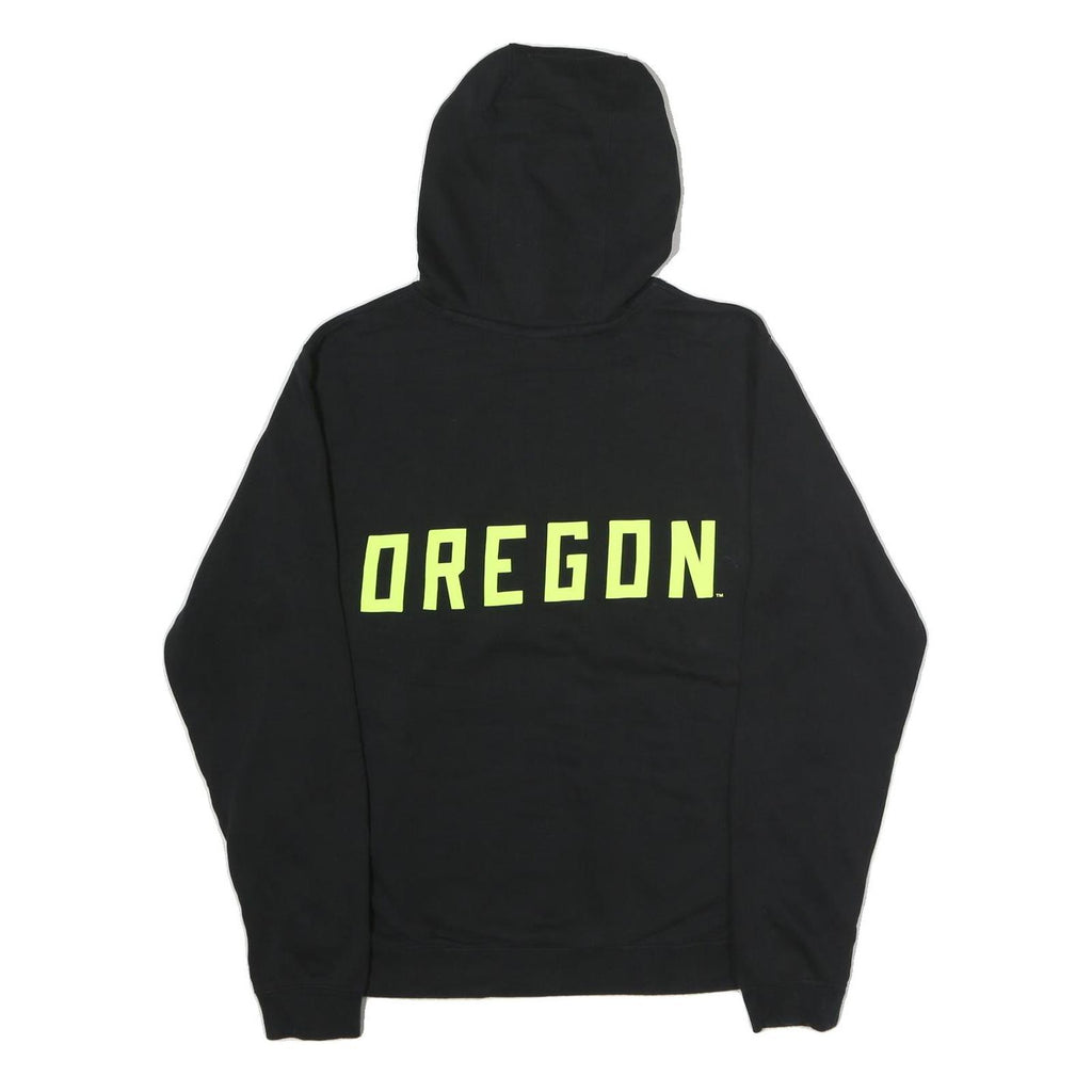 NIKE Womens Black Oregon Cotton Hoodie M Sportswear Casual Pullover