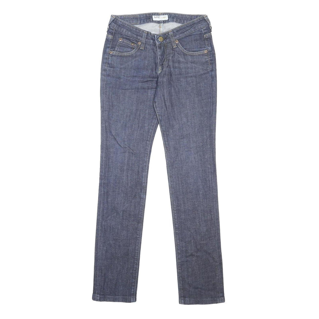LEE Womens Jeans Blue Slim Skinny Denim Medium W27 L33 Cotton Blend Zip