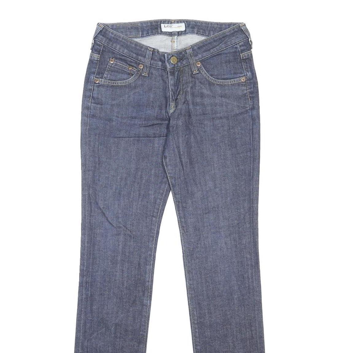 LEE Womens Jeans Blue Slim Skinny Denim Medium W27 L33 Cotton Blend Zip