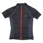 Cycling Mens Jersey Black Full Zip M