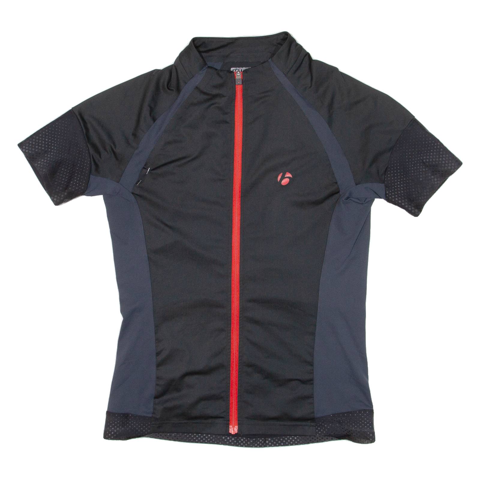 Cycling Mens Jersey Black Full Zip M