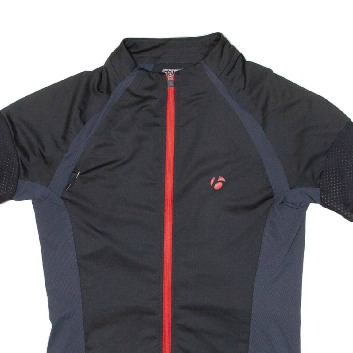 Cycling Mens Jersey Black Full Zip M