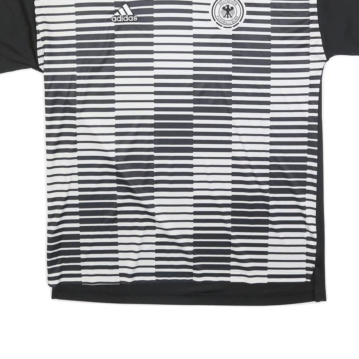 ADIDAS Germany 2017-18 Training Mens Black T-Shirt XL Short Sleeve Football