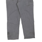 CARHARTT Mens Cotton Blend Grey Regular Fit Straight Leg Trousers W36 L27