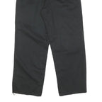 DICKIES Mens Regular Black Cotton Blend Zip Trousers W34 L29 Workwear Classic