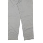 CARHARTT Mens Cotton Blend Grey Regular Straight Trousers W34 L30 Workwear Zip