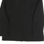 ZARA Womens Black Classic Jacket L Polyester Blend Button Plain Tailored