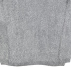 ELLEN AMBER Womens Grey Plain Jumper Crew Neck Basic Knit M Casual Knitwear