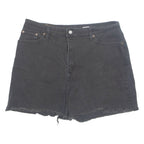LEVI'S Cut Off 550 Womens Denim Shorts Black L W36