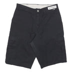 DICKIES Mens Black Cargo Cotton Blend Shorts Size M W32 Workwear Durable