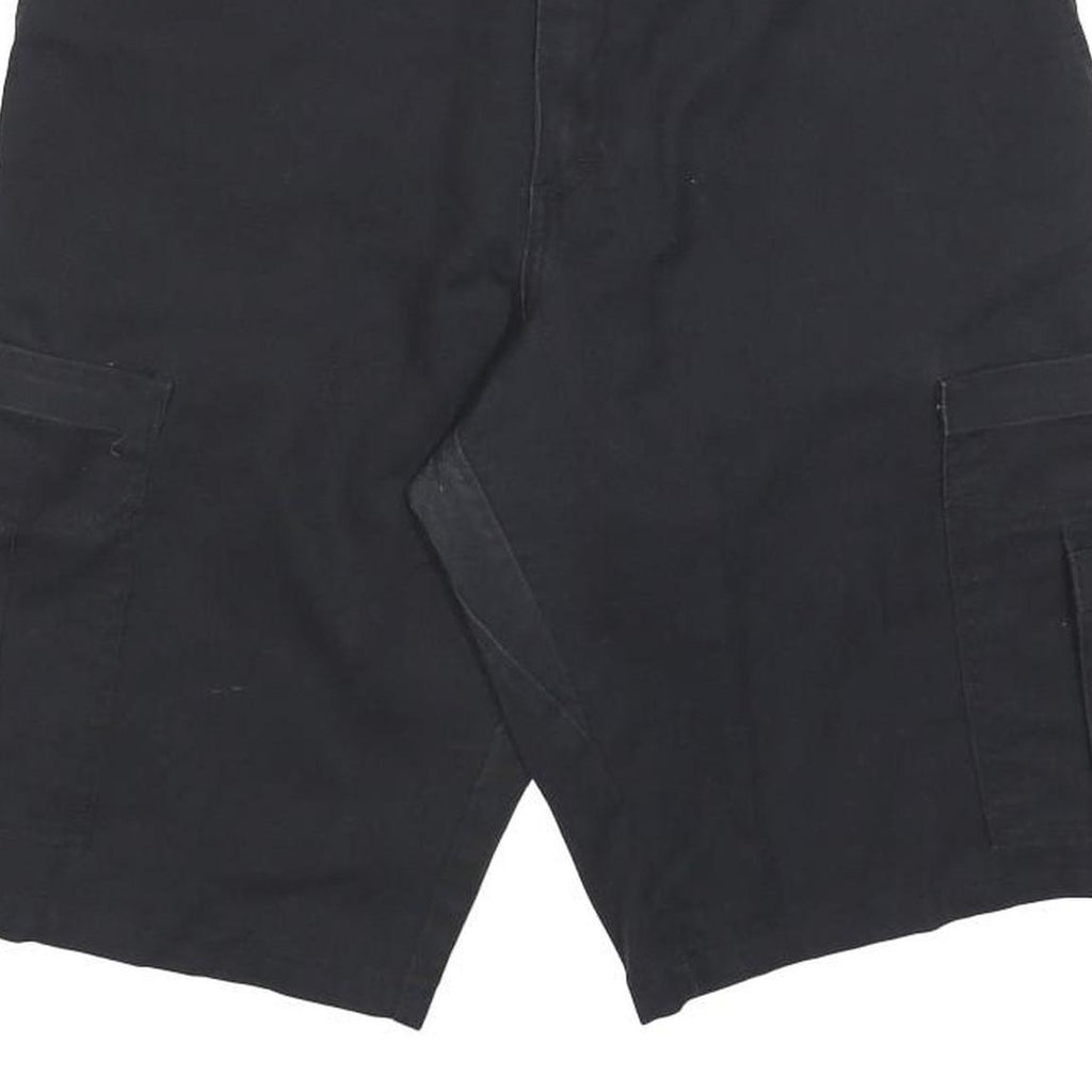 DICKIES Mens Black Cargo Cotton Blend Shorts Size M W32 Workwear Durable