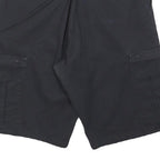 DICKIES Mens Black Cargo Cotton Blend Shorts Size M W32 Workwear Durable