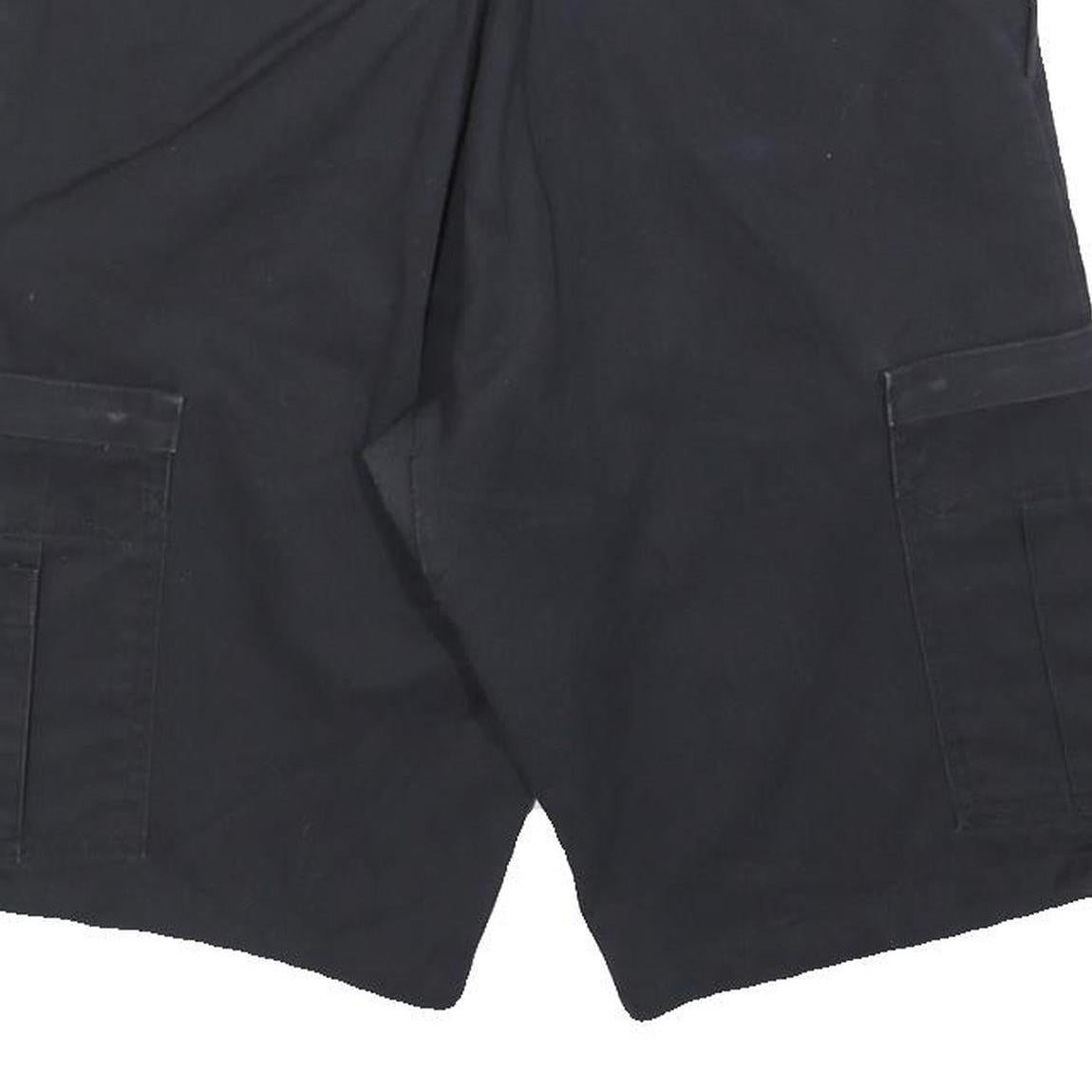 DICKIES Mens Black Cargo Cotton Blend Shorts Size M W32 Workwear Durable