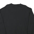 ADIDAS Mens Black Crew Neck XS Cotton Blend Casual Sweatshirt Pullover
