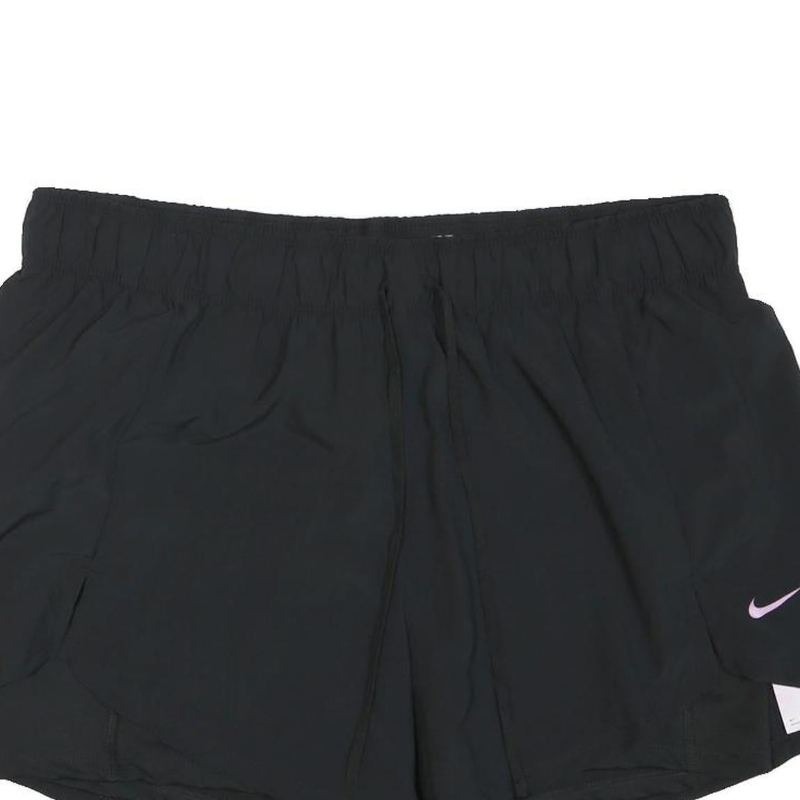 NIKE Womens Shorts Black Sports Casual XL W36 Lightweight Athletic