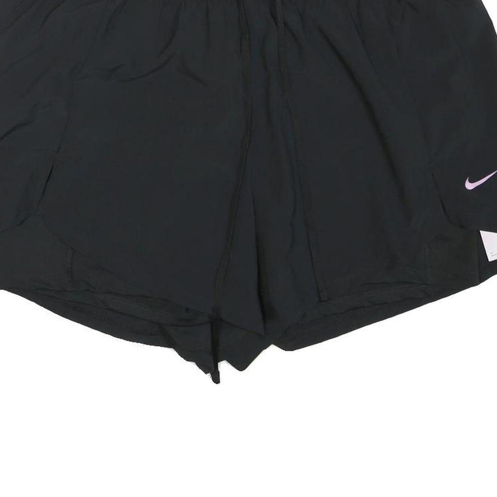 NIKE Womens Shorts Black Sports Casual XL W36 Lightweight Athletic