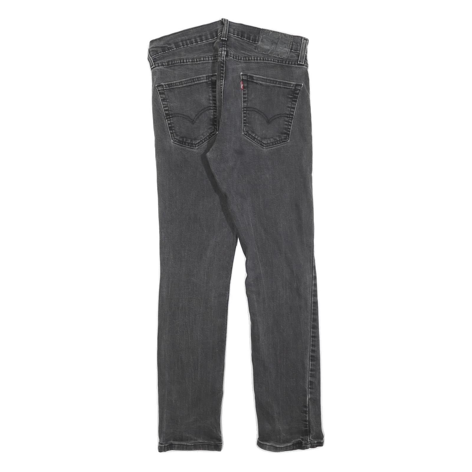 LEVI'S 511 Slim Mens Jeans Black Slim Slim Denim Medium W32 L30 Stretch