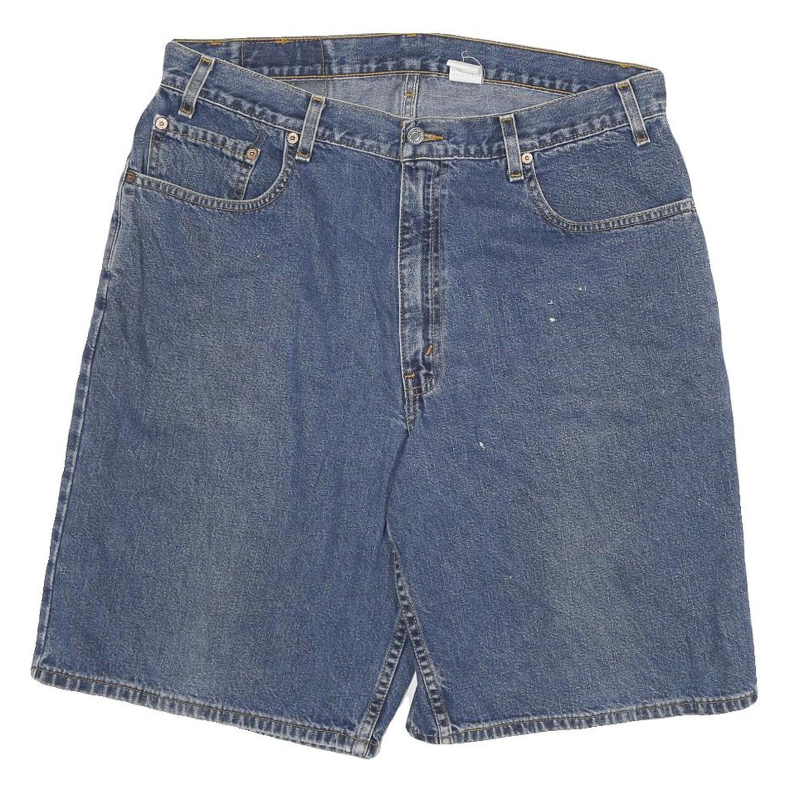 LEVI'S Mens Denim Blue Classic Casual Shorts 2XL W36 Cotton Blend