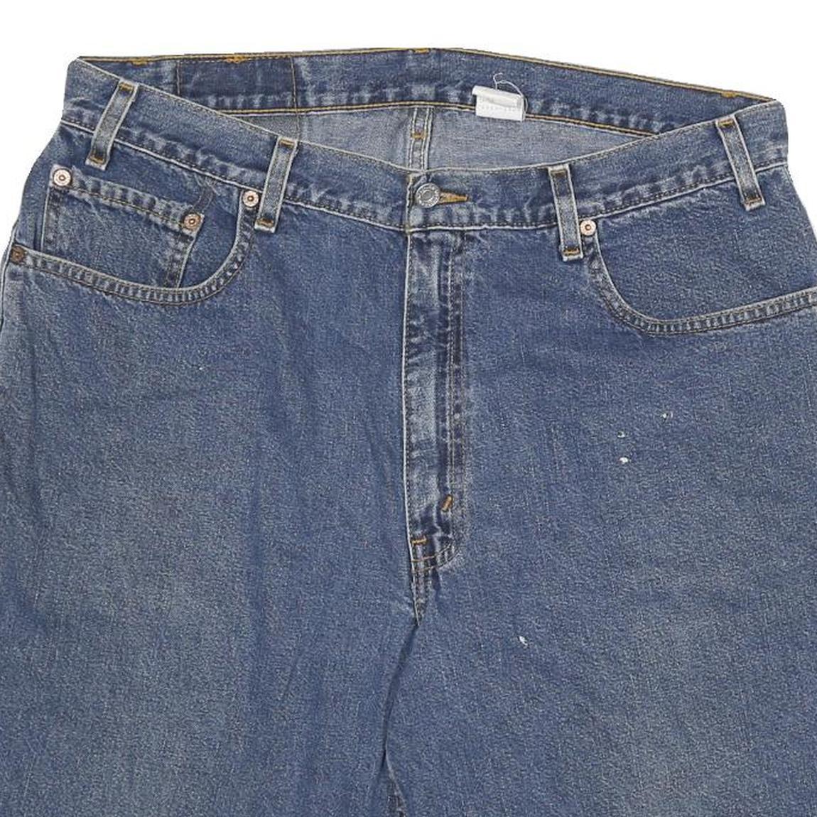 LEVI'S Mens Denim Blue Classic Casual Shorts 2XL W36 Cotton Blend