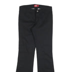 DICKIES Womens Black Slim Bootcut Trousers W28 L32 Workwear Comfort